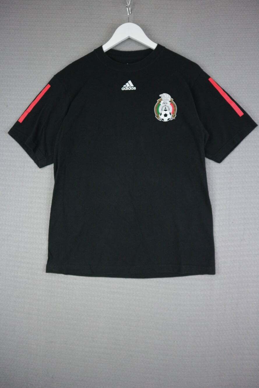 Adidas Mexico Soccer Cotton Shirt Medium Y2K Football